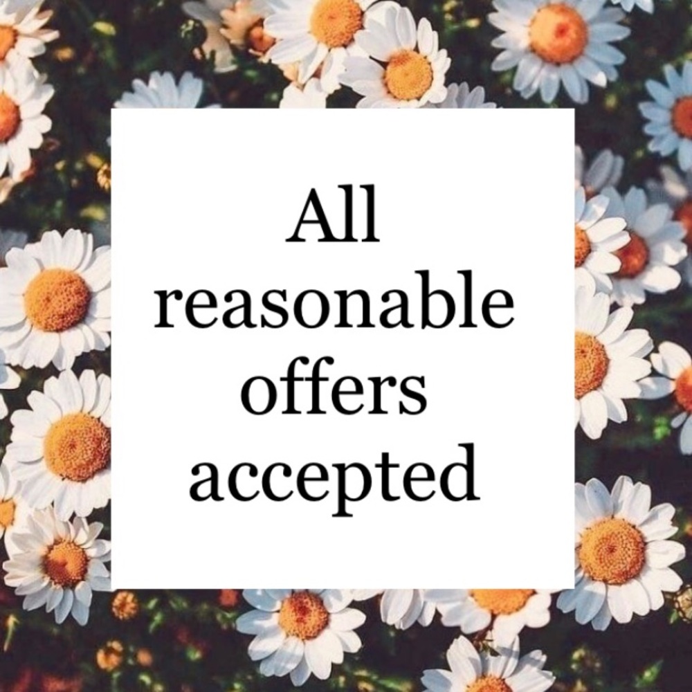 Accepting all offers!
